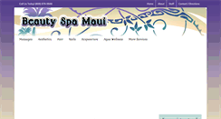 Desktop Screenshot of beautyspamaui.com